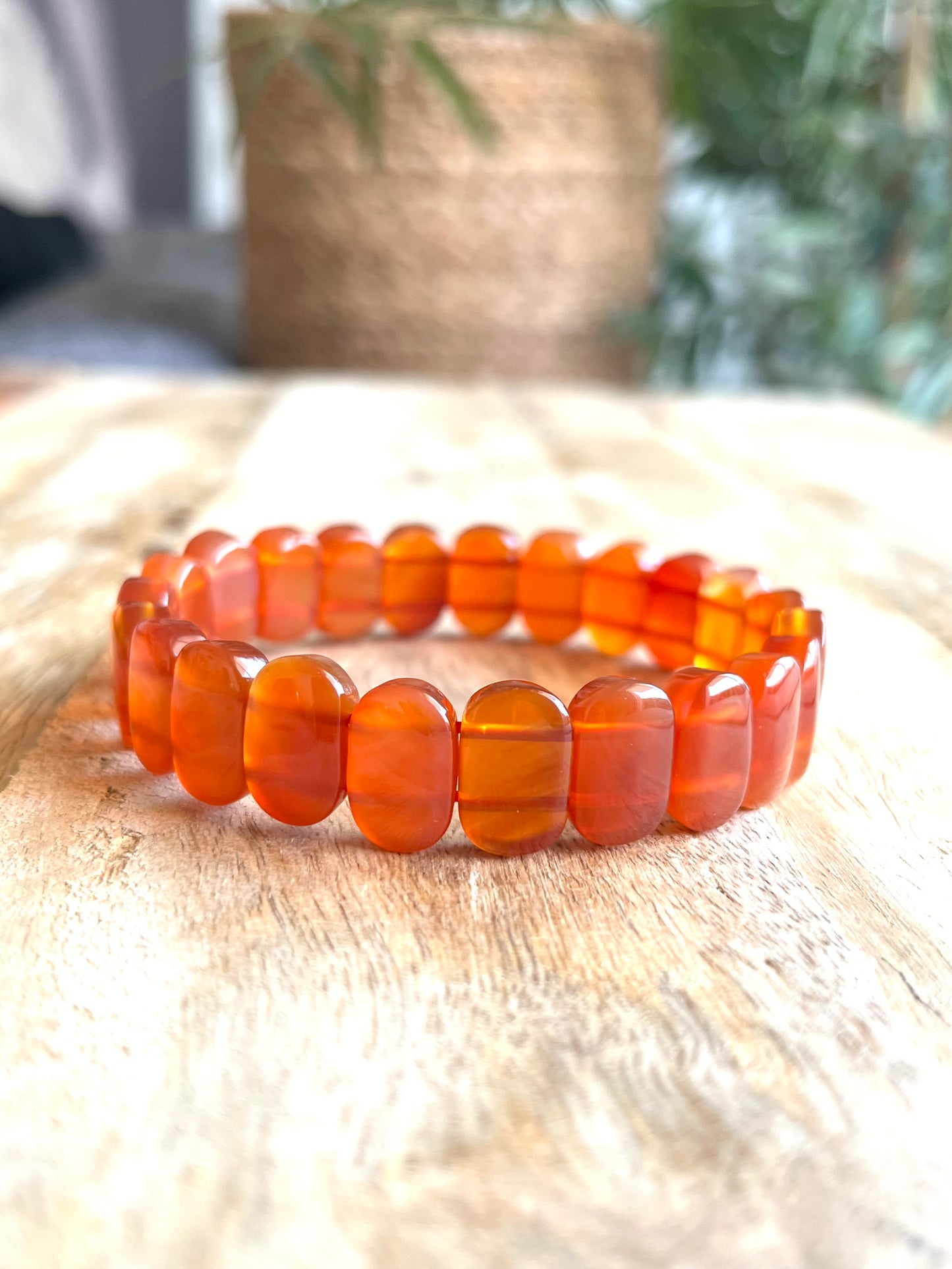 Bracelet Cornaline AA carré 29eur
