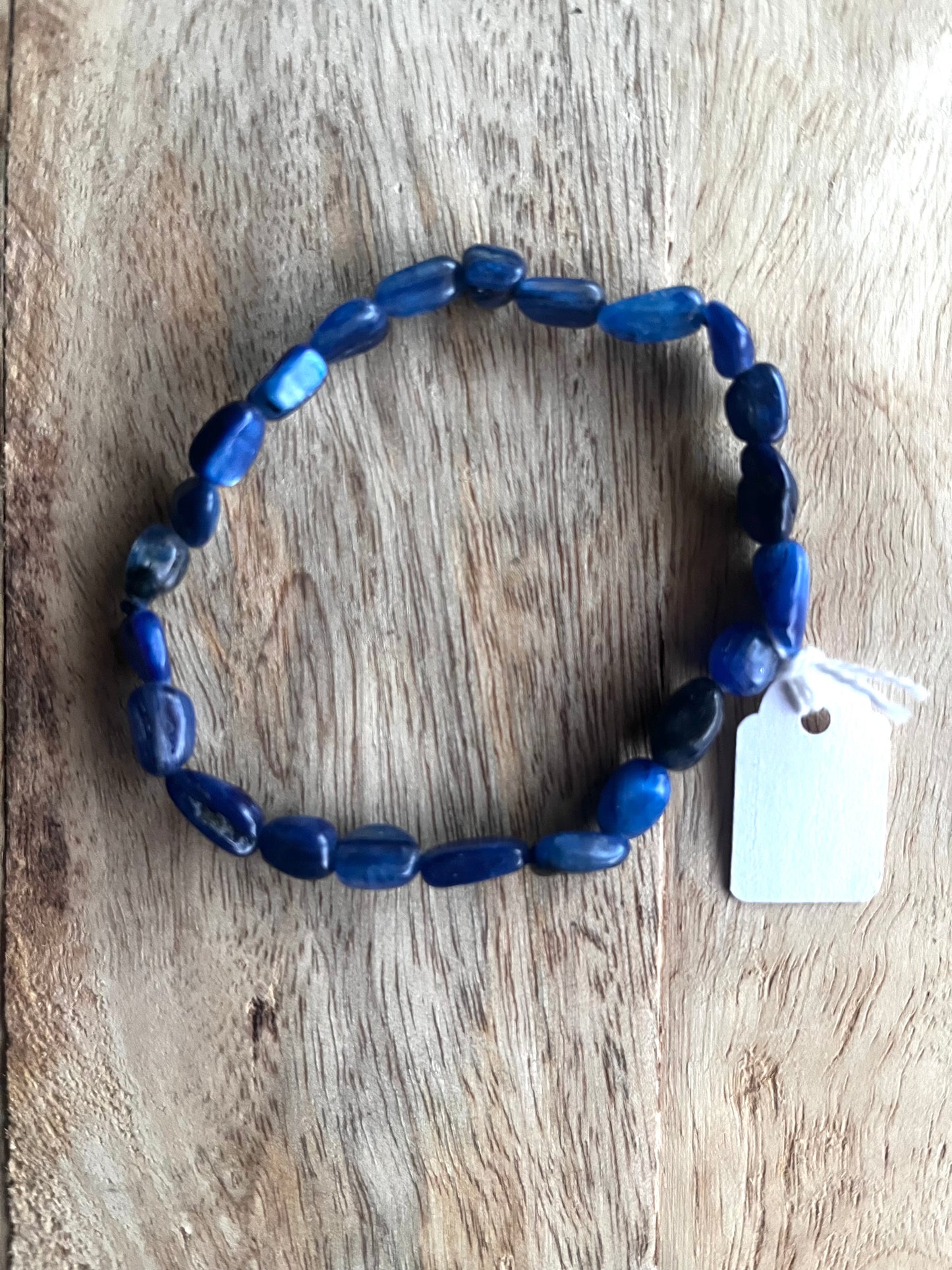 Bracelet Cyanite petit galet 14eur