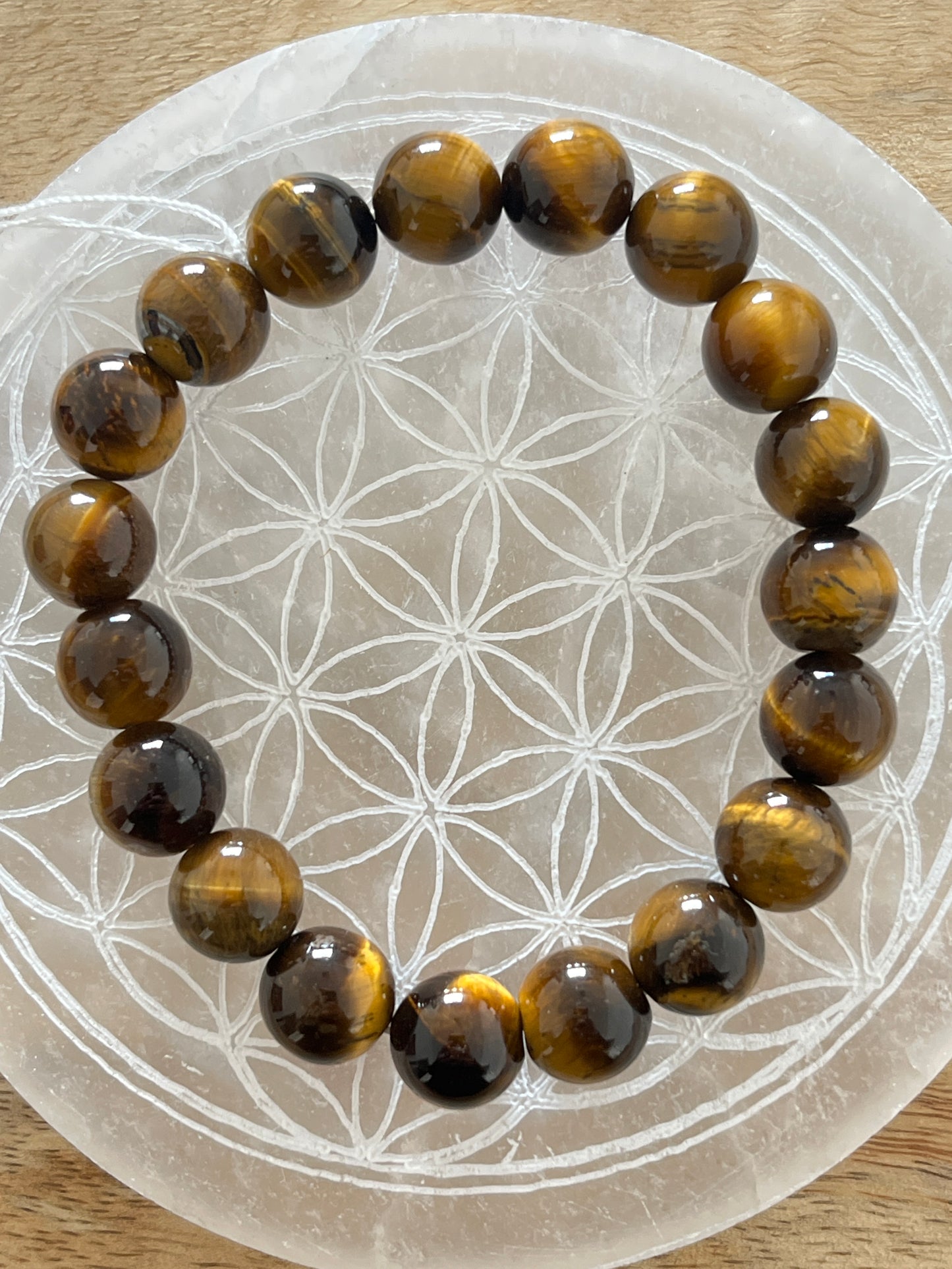 Bracelet Œil de tigre 10mm