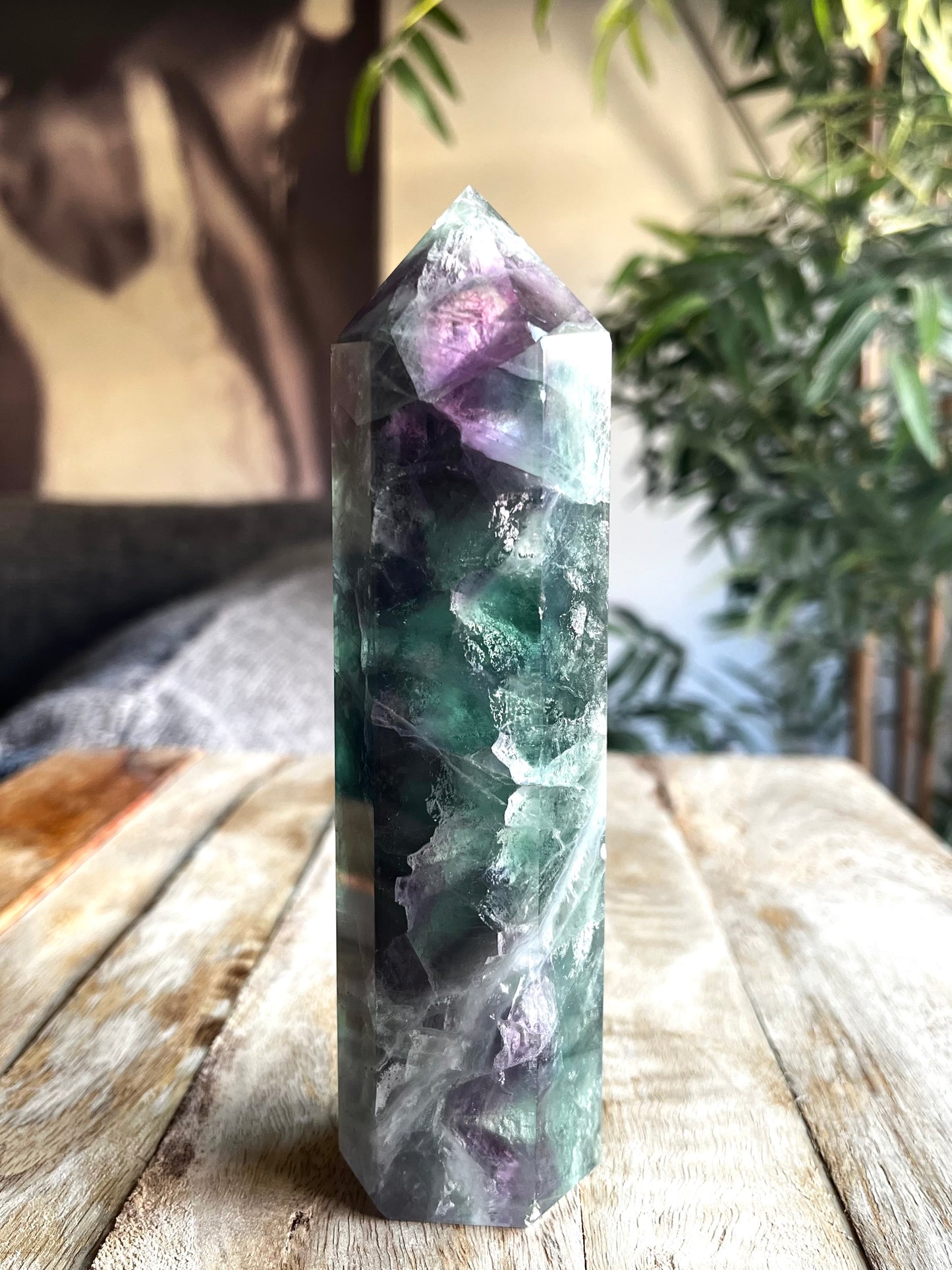 Fluorite forme de pointe