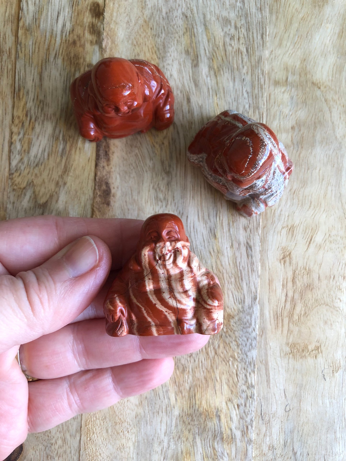 Bouddha Jaspe rouge 40mm Promo 20€