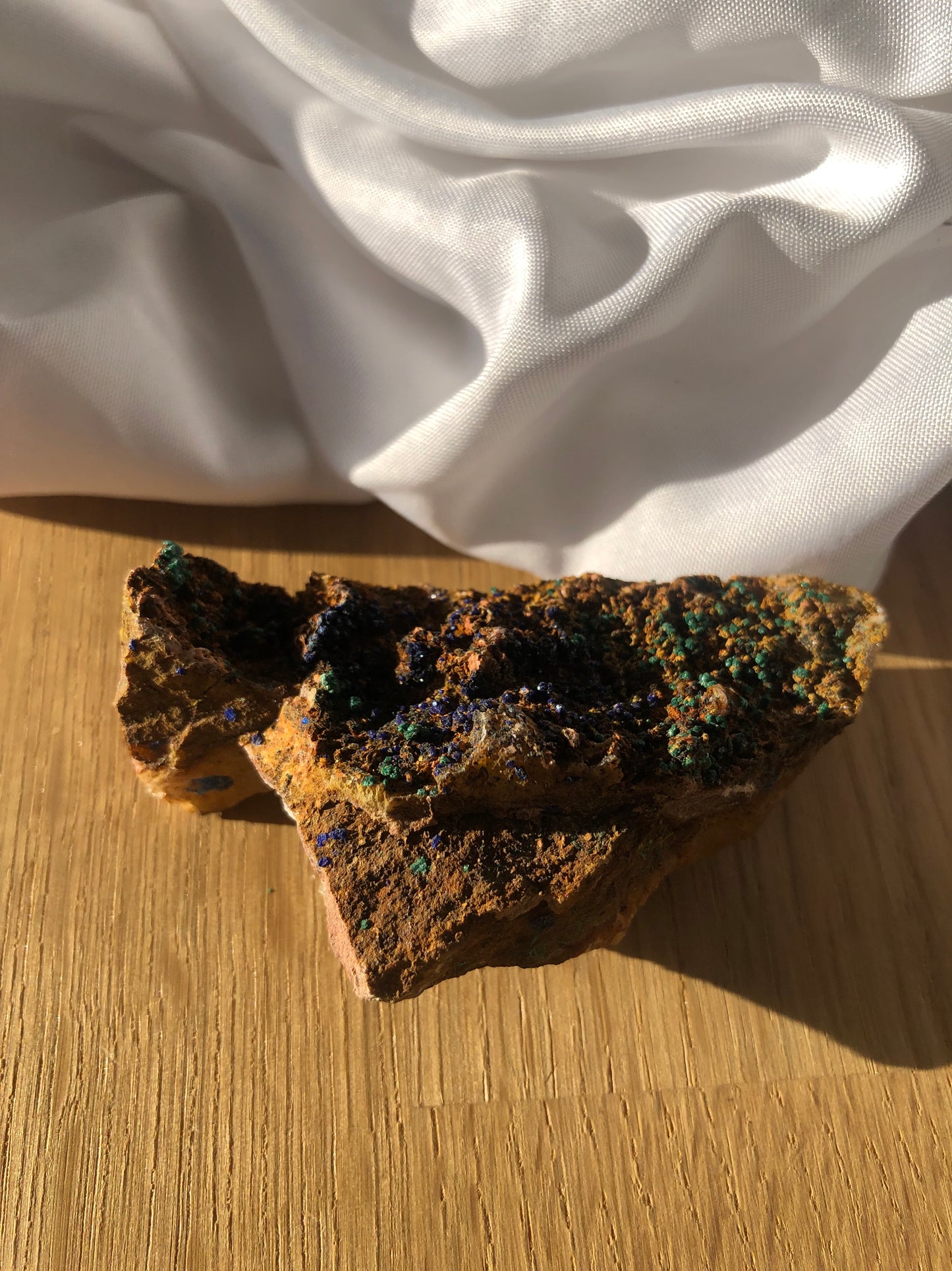 Azurite Malachite sur roche brut Promo 8€ N56/57