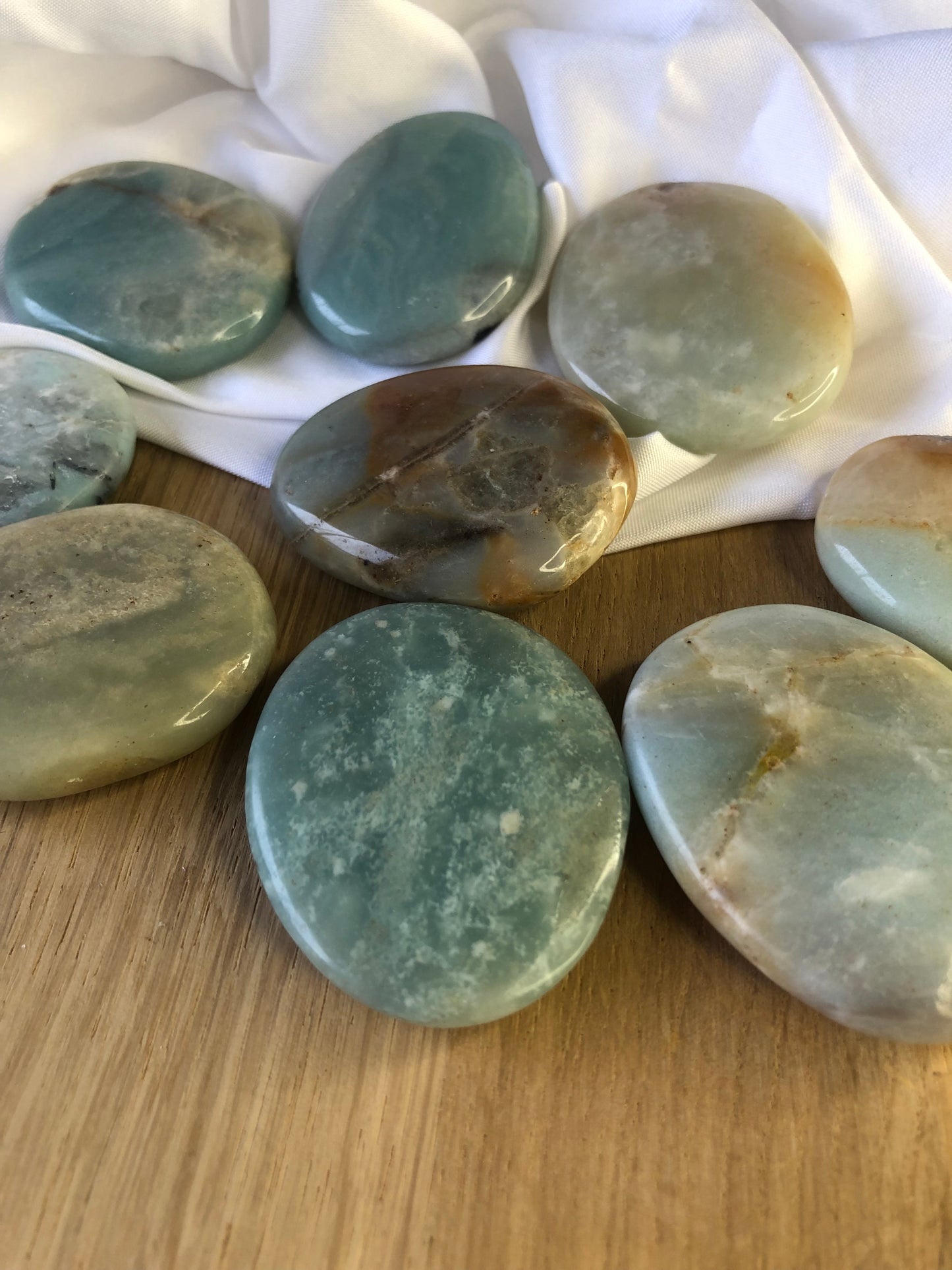 Galet plat Amazonite Promo 5€