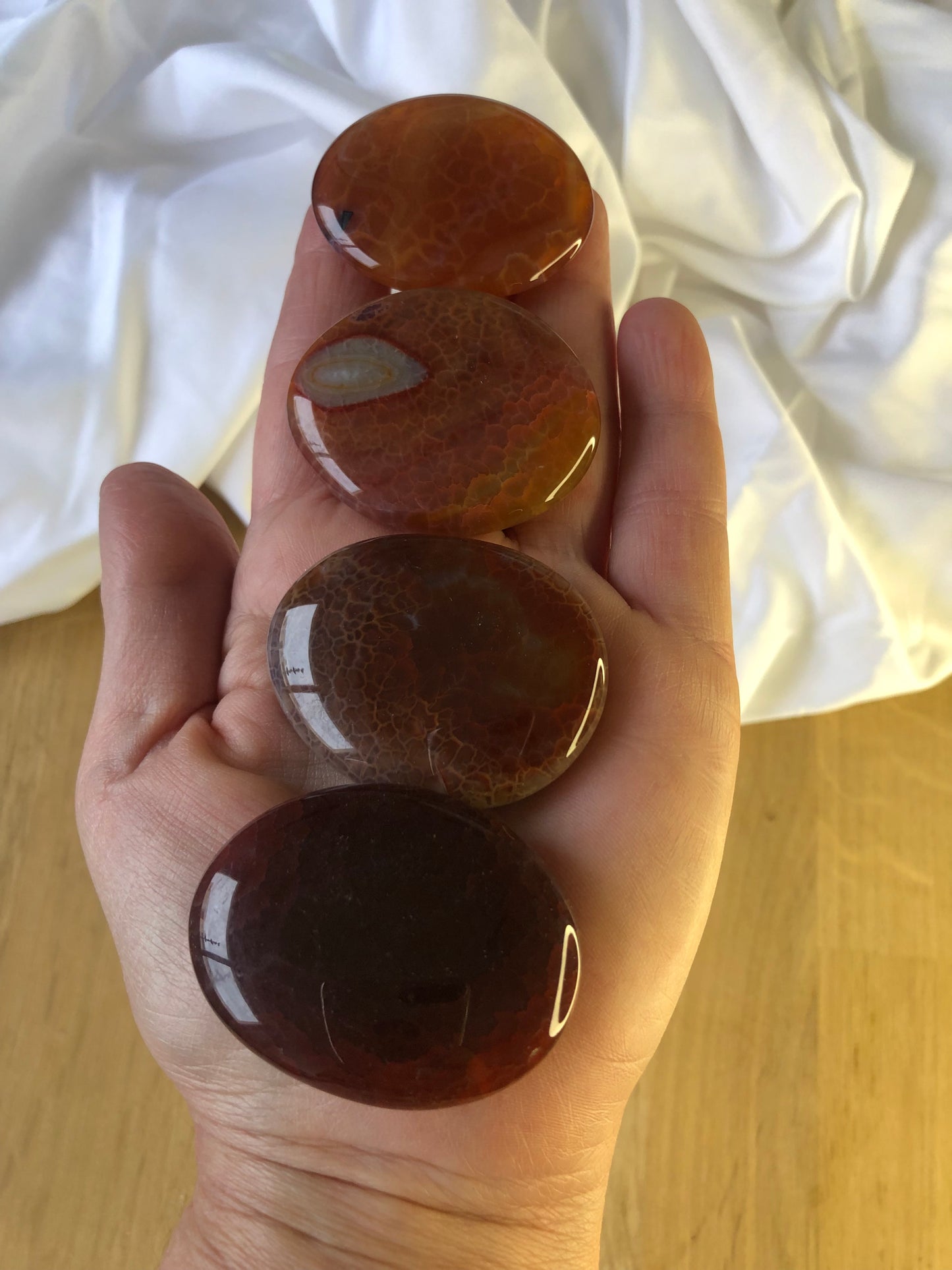 Galet Agate de feu promo 8€