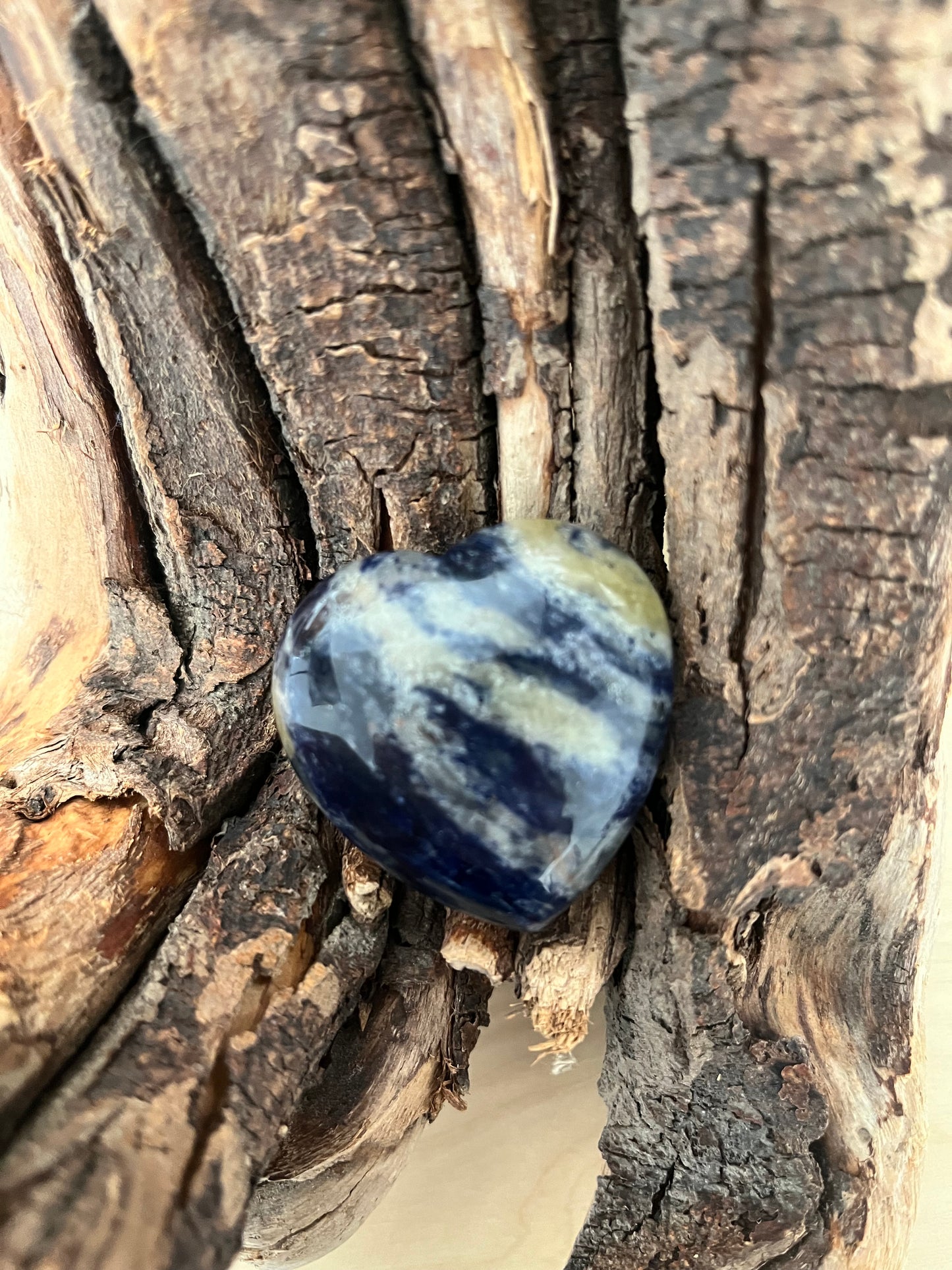 Cœur 4cm Sodalite