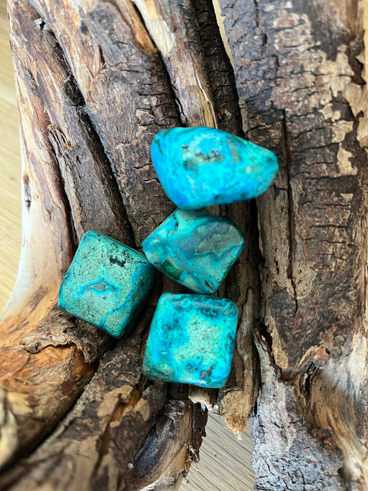 Chrysocolle Malachite pierre polie