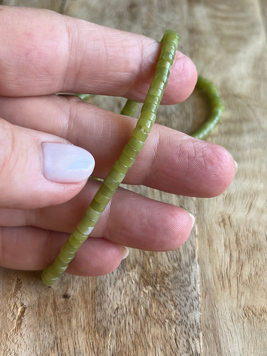 Bracelet Serpentine perle Heishi AA 15eur