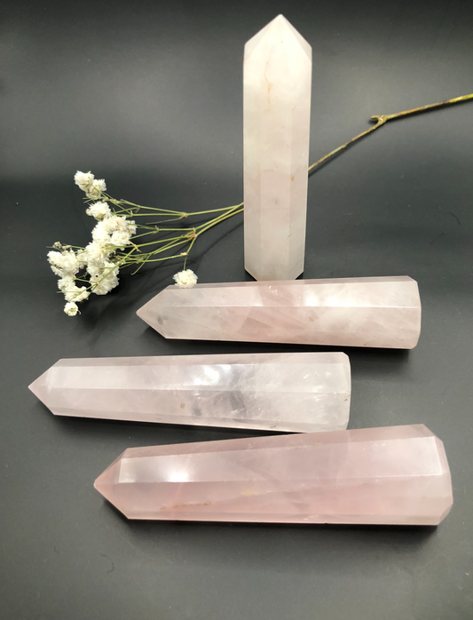 Obélisque en Quartz rose