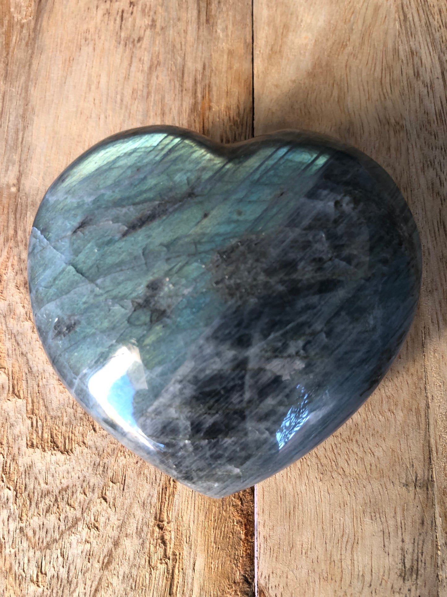 Cœur en Labradorite