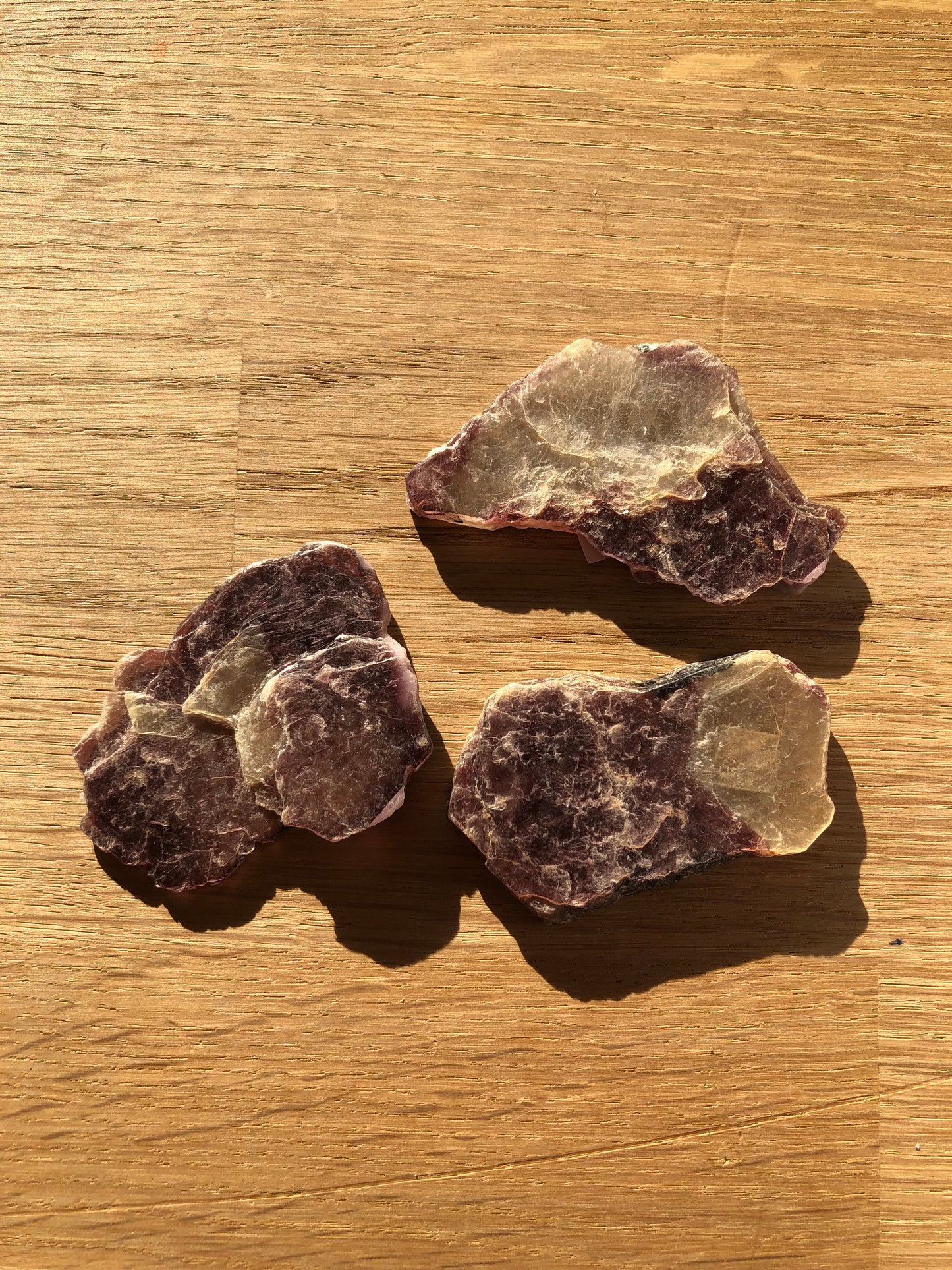 Mica bicolore Lépidolite