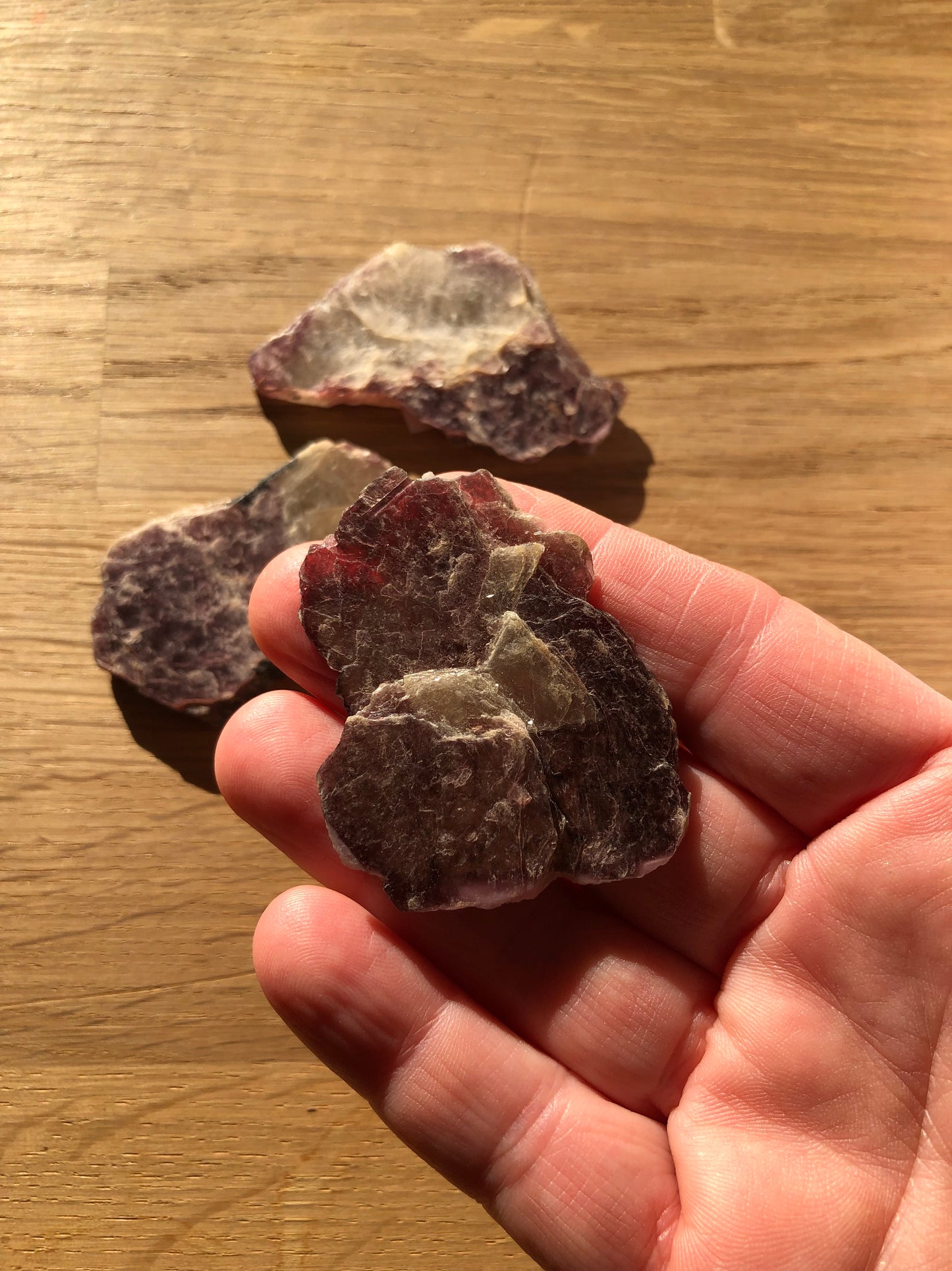 Mica bicolore Lépidolite